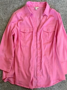 Pink Button Down Shirt